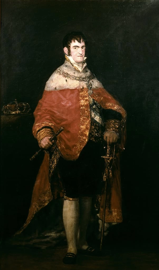 Francisco de Goya y Lucientes - Ritratto del re di Spagna Ferdinando VII, Museo de Zaragoza